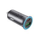 Ładowarka samochodowa USB-A USB-C 95W - szara
