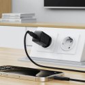 Ładowarka sieciowa USB-C 30W GaN z kablem USB-C - Lightning 1.2m - czarna