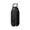 Lokalizator Bluetooth w formie breloka na klucze kompatybilny z Apple Find My - czarny