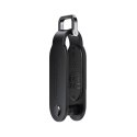Lokalizator Bluetooth w formie breloka na klucze kompatybilny z Apple Find My - czarny
