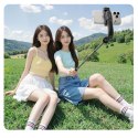 Selfie stick mini tripod aluminiowy Bluetooth obrót 360 stopni - czarny