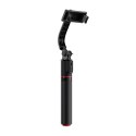 Selfie stick z automatycznym statywem i pilotem Bluetooth 1.05 m - czarny