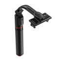 Selfie stick z automatycznym statywem i pilotem Bluetooth 1.05 m - czarny