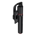 Selfie stick z automatycznym statywem i pilotem Bluetooth 1.05 m - czarny