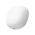 Słuchawki bezprzewodowe douszne Bluetooth TWS - białe