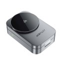 Stacja ładująca 3w1 bezprzewodowa indukcyjna MagSafe - szara
