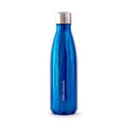 Yoko Design Isothermal Bottle 500 ml, Shiny blue