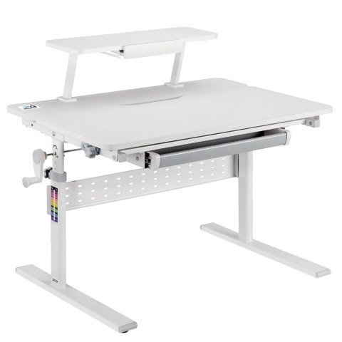 Biurko dla dzieci Ergo Office ER-483 z regulacją wysokości, szare, max 40kg, 900x600mm