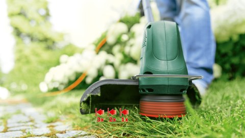 Bosch EasyGrassCut 23 23 cm 280 W Prąd przemienny Czarny, Zielony