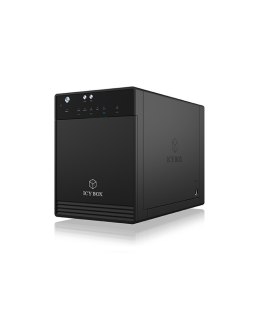 ICY BOX IB-3740-C31 Obudowa HDD/SSD Czarny 2.5/3.5
