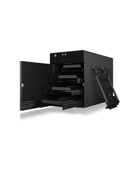 ICY BOX IB-3740-C31 Obudowa HDD/SSD Czarny 2.5/3.5"