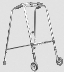 Balkonik rehabilitacyjny RF-100 Srebrny aluminiowy