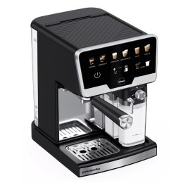ELDOM EKSPRES CIŚNIENIOWY KOLBOWY ECK1 1300W 20 BAR, ZASOBNIK NA MLEKO, 6 PROGRAMÓW AUTOMATYCZNYCH, 2 PROGRAMY RECZNE