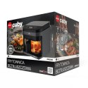 ELDOM FRYTKOWNICA BEZTŁYSZCZOWA FR500 5,5 L 1200W SZKLANY POJEMNIK, RUSZT, SILIKONOWA PODKŁADKA, 8 PROGRAMÓW, REGULACJA TEM.