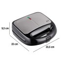 ELDOM OPIEKACZ WIELOFUNKCYJNY 5 IN 1 ST250 850W WYMIENNE PŁYTY: SANDWICH, GRILL, GOFRY, ORZESZKI, MINI PĄCZKI