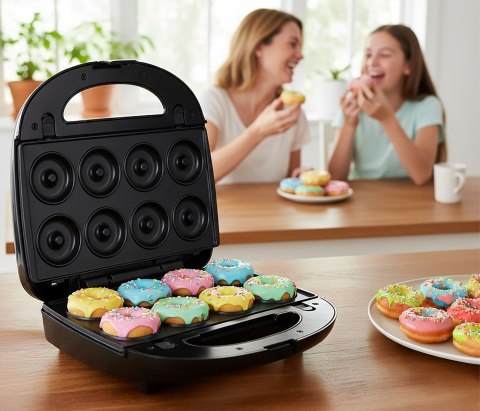 ELDOM OPIEKACZ WIELOFUNKCYJNY 5 IN 1 ST250 850W WYMIENNE PŁYTY: SANDWICH, GRILL, GOFRY, ORZESZKI, MINI PĄCZKI