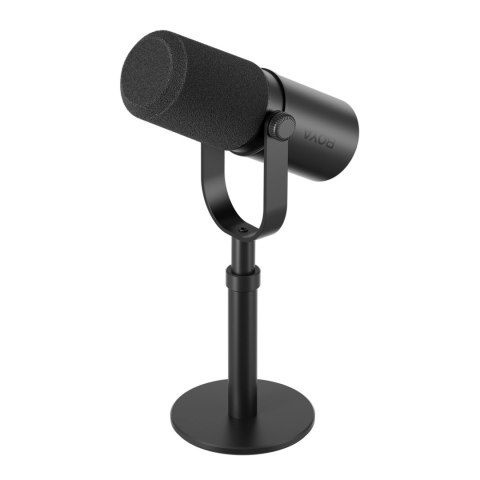 Mikrofon studyjny stojący przewodowy USB XLR - czarny