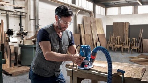 Bosch GOF 130 Czarny, Niebieski 28000 RPM 1300 W