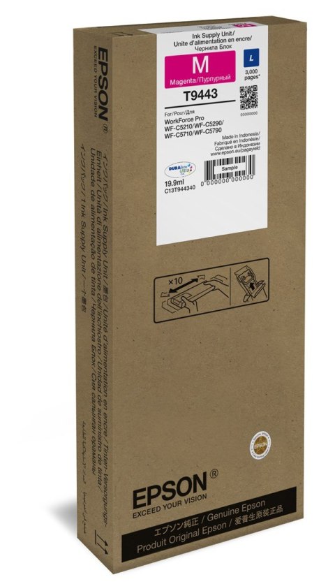 Tusze Epson WF-C5210, kolor Magenta, T944340
