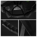 Kask rowerowy lekki regulowany 58-62 cm - czarny