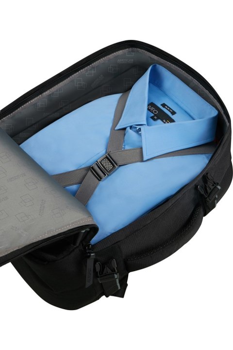 American Tourister Casual Backpack Ms plecak Plecak turystyczny Czarny Przetworzony politereftalan etylenu (rPET)