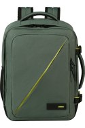 American Tourister Take2cabin S/M plecak Plecak turystyczny Zielony Przetworzony politereftalan etylenu (rPET)