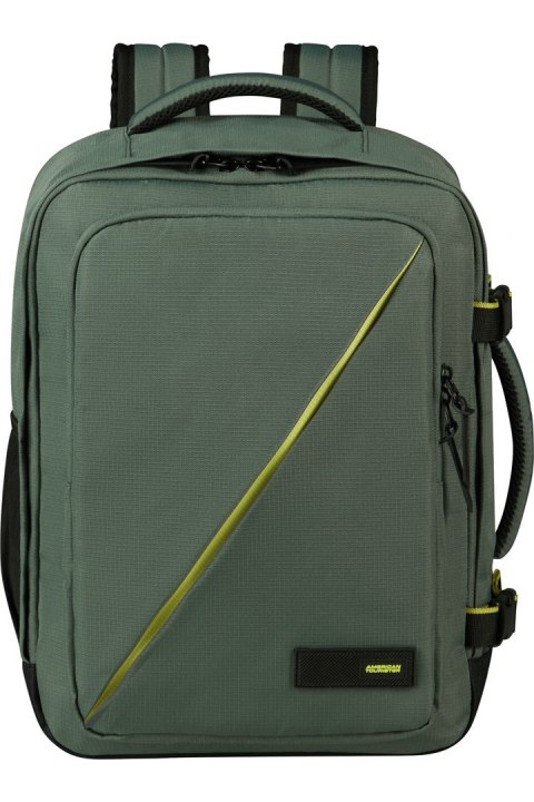 American Tourister Take2cabin S/M plecak Plecak turystyczny Zielony Przetworzony politereftalan etylenu (rPET)