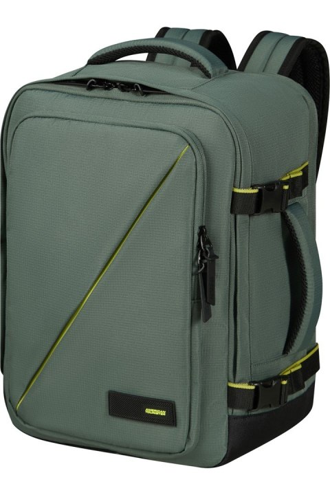 American Tourister Take2cabin S/M plecak Plecak turystyczny Zielony Przetworzony politereftalan etylenu (rPET)