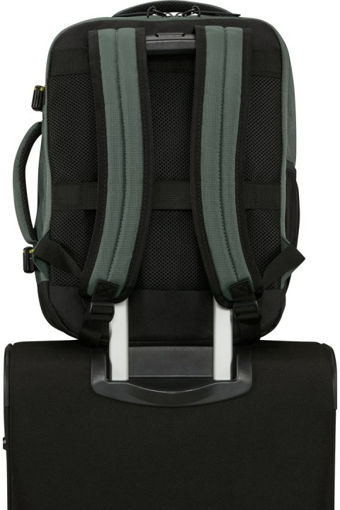 American Tourister Take2cabin S/M plecak Plecak turystyczny Zielony Przetworzony politereftalan etylenu (rPET)