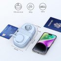 Listwa zasilająca 5w1 AC USB-A USB-C GaN 20W - niebieska