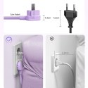 Listwa zasilająca 6w1 AC USB-A USB-C 25W - fioletowa