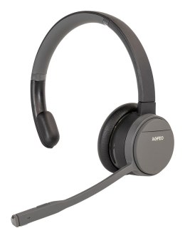 AGFEO Infinity Mono Zestaw słuchawkowy Bezprzewodowy Opaska na głowę Biuro/centrum telefoniczne Bluetooth Czarny