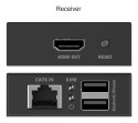 Digitus Zestaw przedłużacza KVM HDMI, 4K/30Hz
