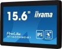 Iiyama ProLite TF1633MSC-B1 monitor komputerowy 39,6 cm (15.6") 1920 x 1080 px Full HD Ekran dotykowy Czarny