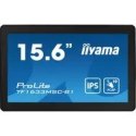 Iiyama ProLite TF1633MSC-B1 monitor komputerowy 39,6 cm (15.6") 1920 x 1080 px Full HD Ekran dotykowy Czarny