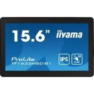 Iiyama ProLite TF1633MSC-B1 monitor komputerowy 39,6 cm (15.6") 1920 x 1080 px Full HD Ekran dotykowy Czarny