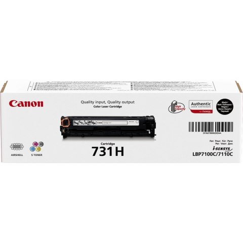 Canon 731H kaseta z tonerem 1 szt. Oryginalny Czarny