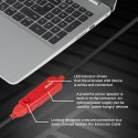 Lindy 42923 kabel USB USB 2.0 30 m USB A Czarny, Czerwony