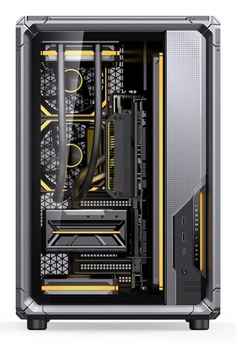 Jonsbo X400 Gray Tower Czarny