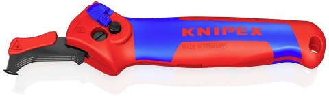 Nóż do ściągania izolacji KNIPEX 1650145SB Ze stopką prowadzącą