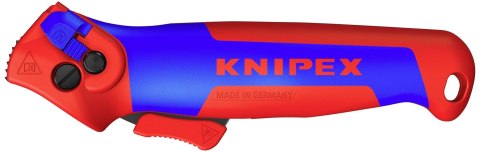 Nóż do ściągania izolacji KNIPEX 1650145SB Ze stopką prowadzącą