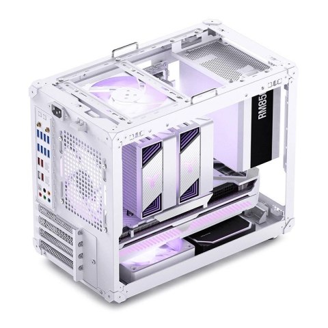 Obudowa PC Jonsbo C6 MAX, Mini Obudowa, Micro-ATX, Szkło Hartowane - Białe