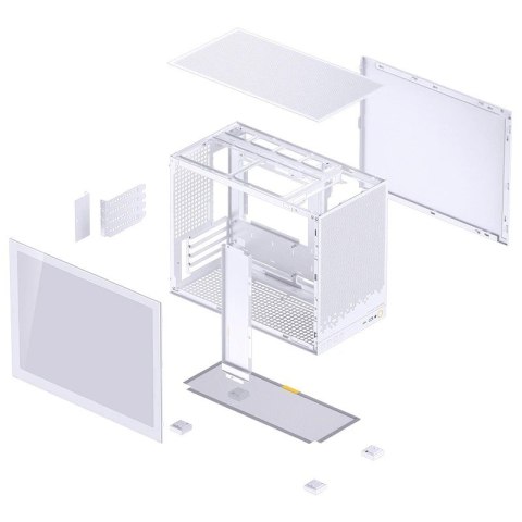 Obudowa PC Jonsbo D32 STD Biała Obudowa, Mini Obudowa, mATX, Szkło Hartowane - Białe