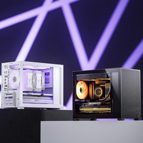 Obudowa PC Jonsbo D32 STD Biała Obudowa, Mini Obudowa, mATX, Szkło Hartowane - Białe