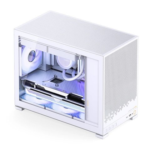 Obudowa PC Jonsbo D32 STD Biała Obudowa, Mini Obudowa, mATX, Szkło Hartowane - Białe