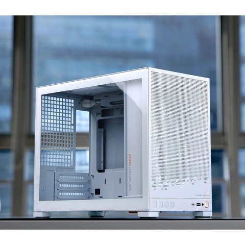 Obudowa PC Jonsbo D32 STD Biała Obudowa, Mini Obudowa, mATX, Szkło Hartowane - Białe