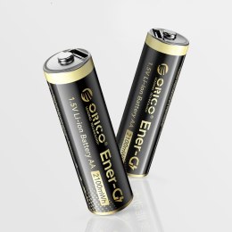 Bateria litowa akumulator AA 1.5 V 2100mWh USB-C z kablem ładującym - 4 szt.