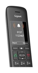 Gigaset C570HX Telefon analogowy/DECT Nazwa i identyfikacja dzwoniącego Czarny