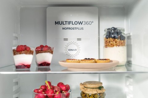 Lodówka GORENJE NRK6202EXL4 No Frost 200 cm | FreshZone | MultiAirflow | LED | inox