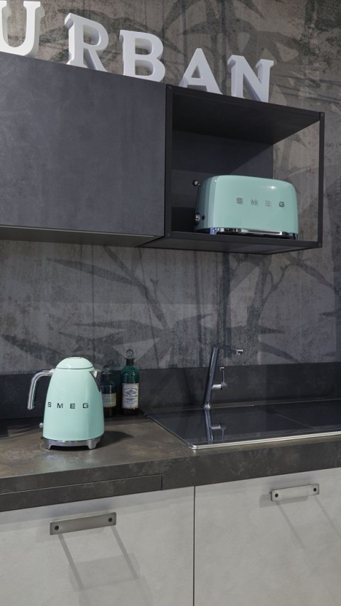 Toster SMEG model TSF02PGEU kolor pastelgreen